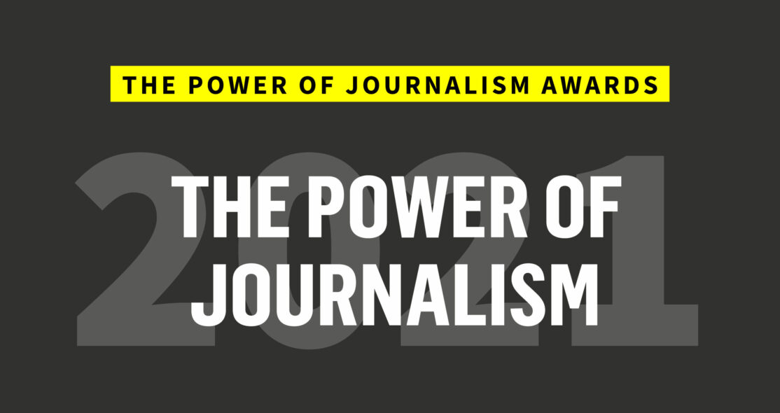 Winners of the Power of Journalism Awards 2021 Schibsted